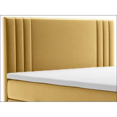 Zdjęcie podwójne łóżko boxspring ze schowkiem Mirano | Edinos.pl