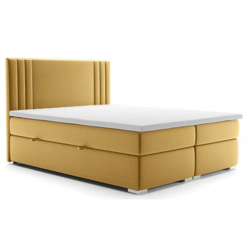 Zdjęcie produktu Podwójne łóżko boxspring Felippe 180x200 - 58 kolorów.