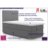 Fotografia Pojedyncze łóżko boxspring Kallis 80x200 - 58 kolorów z kategorii Łóżka kontynentalne