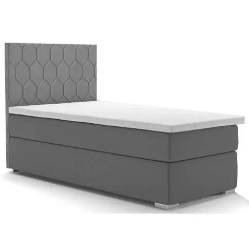 Zdjęcie produktu Pojedyncze łóżko boxspring Kallis 80x200 - 58 kolorów.