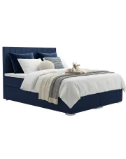 Łóżko małżeńskie boxspring Cahir 160x200 - 32 kolory w sklepie Edinos.pl