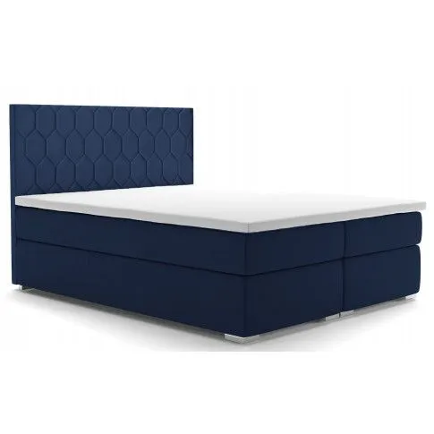 Zdjęcie produktu Łóżko małżeńskie boxspring Kallis 160x200 - 32 kolory.