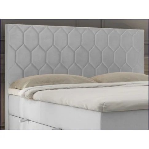 Zdjęcie podwójne łóżko boxspring ze schowkiem Danila | Edinos.pl