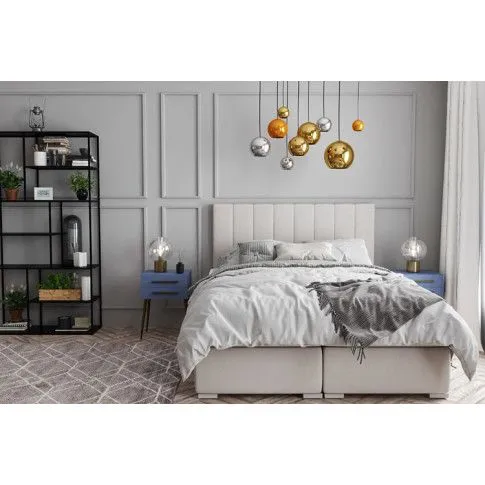 Szczegółowe zdjęcie nr 9 produktu Pojedyncze łóżko boxspring Toxo 80x200 - 32 kolory