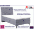 Fotografia Pojedyncze łóżko boxspring Gomos 80x200 - 32 kolory z kategorii Łóżka tapicerowane z zagłówkiem