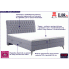 Fotografia Łóżko boxspring Gomos 120x200 - 32 kolory z kategorii Łóżka kontynentalne