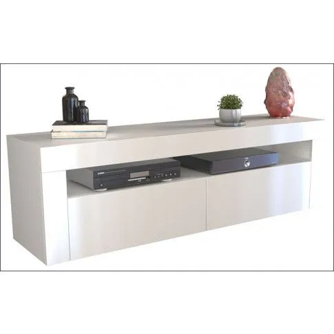 Zdjęcie lakierowana biała szafka RTV Lafis 3X | Edinos.pl