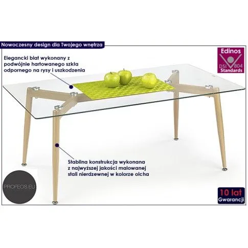 Fotografia Ława szklana Ermano 2X - prostokąt z kategorii Ławy i stoliki