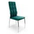 Zdjęcie produktu Nowoczesne pikowane krzesło Venton - Zielone.