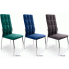 Szczegółowe zdjęcie nr 4 produktu Nowoczesne pikowane krzesło Venton - Granatowe