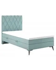 Pojedyncze łóżko boxspring Tiago 80x200 - 32 kolory