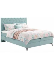 Łóżko kontynentalne Emina 140x200 - 32 kolory w sklepie Edinos.pl