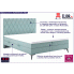 Fotografia Łóżko dwuosobowe boxspring Tiago 160x200 - 58 kolorów z kategorii Łóżka kontynentalne