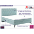 Fotografia Łóżko dwuosobowe boxspring Tiago 160x200 - 40 kolorów z kategorii Łóżka kontynentalne