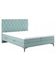 Łóżko dwuosobowe boxspring Tiago 160x200 - 32 kolory