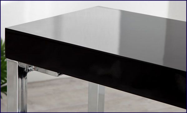 Produkt Nowoczesne biurko Silja - czarny połysk - zdjęcie numer 2