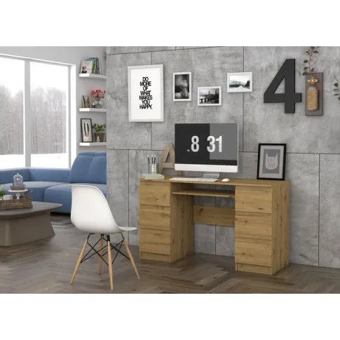 Zdjęcie skandynawskie biurko Balo 2X dąb artisan | Edinos.pl