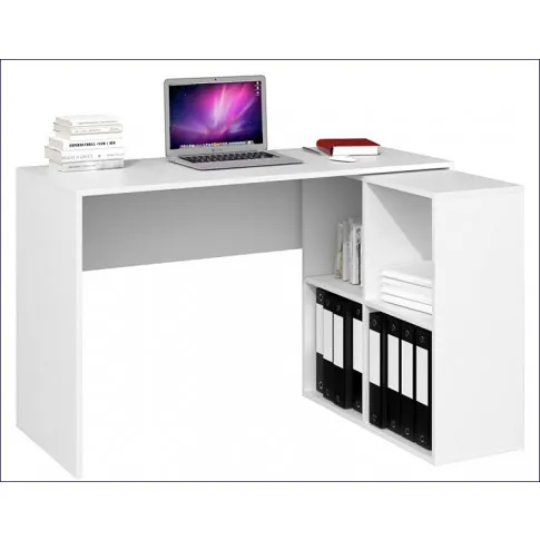 Zdjęcie biurko narożne do biura Luvis 3X - białe - sklep Edinos.pl