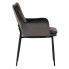 Szczegółowe zdjęcie nr 7 produktu Welurowe krzesło Nodis 2X - ciemny szary