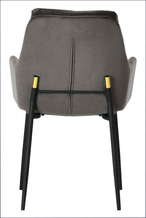 Produkt Welurowe krzesło Nodis 2X - ciemny szary - zdjęcie numer 2