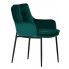 Szczegółowe zdjęcie nr 6 produktu Krzesło glamour Nodis 2X - zielony