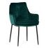 Zdjęcie produktu Krzesło glamour Nodis 2X - zielony.