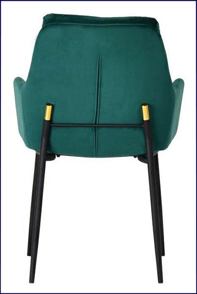 Produkt Krzesło glamour Nodis 2X - zielony - zdjęcie numer 2