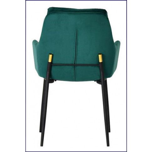 Zdjęcie zielone krzesło w stylu glamour Nodis 2X - sklep Edinos.pl