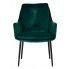 Szczegółowe zdjęcie nr 5 produktu Welurowy fotel typu ludwik Nodis 3X - zielony