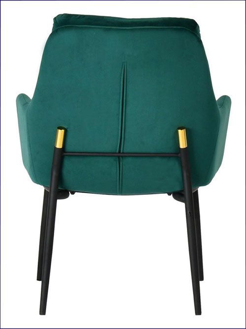 Produkt Welurowy fotel typu ludwik Nodis 3X - zielony - zdjęcie numer 2