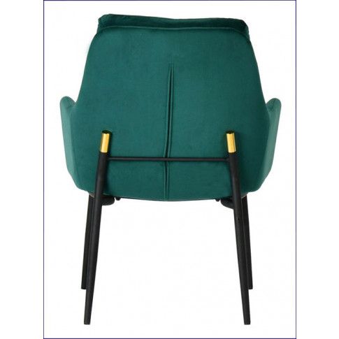 Zdjęcie zielony fotel w stylu glamour Nodis 3X - sklep Edinos.pl