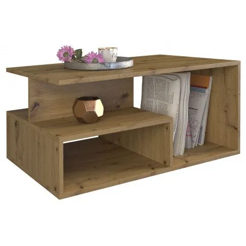 Zdjęcie produktu Minimalistyczna ława Cliper - dąb artisan.