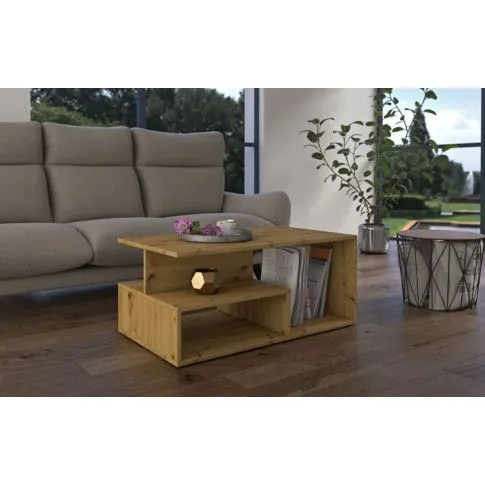 Zdjęcie minimalistyczna ława Cliper dąb artisan | Edinos.pl