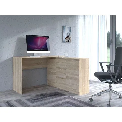 Szczegółowe zdjęcie nr 7 produktu Biurko narożne z komodą Selex 4X - dąb sonoma