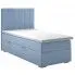 Zdjęcie produktu Pojedyncze łóżko boxspring Provence 80x200 - 58 kolorów.