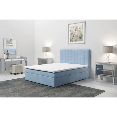 Szczegółowe zdjęcie nr 6 produktu Łóżko boxspring Mariz 160x200 - 32 kolory