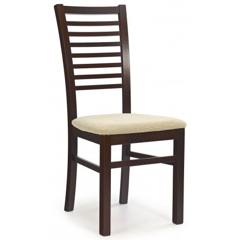 Zdjęcie produktu Krzesło drewniane Gizmo - ciemny orzech.
