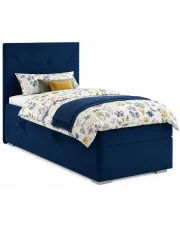 Pojedyncze łóżko boxspring Sempre 90x200 - 40 kolorów w sklepie Edinos.pl