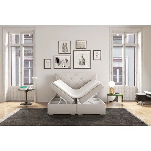 Szczegółowe zdjęcie nr 5 produktu Łóżko hotelowe podwójne Sempre 140x200 - 32 kolory