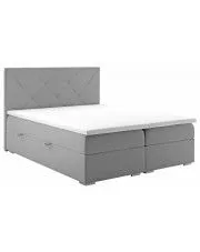 Podwójne łóżko boxspring Pascal 160x200 - 40 kolorów