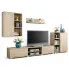 Zestaw mebli do salonu pod TV dąb sonoma - Armo 7X