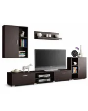 Zestaw mebli do salonu pod TV wenge - Armo 7X w sklepie Edinos.pl