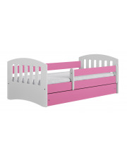 Łóżko dla dziewczynki z materacem Pinokio 2X 80x140 - różowe w sklepie Edinos.pl