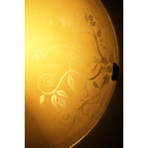 Zdjęcie ozdobny biały szklany kinkiet E042-Herizo | Edinos.pl