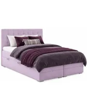 Podwójne łóżko kontynentalne Reid 160x200 - 32 kolory w sklepie Edinos.pl