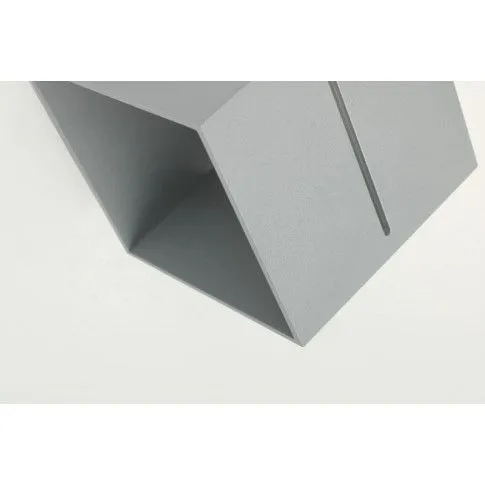 Fotografia Stylowy kinkiet E050-Edix - popiel z kategorii Łazienka