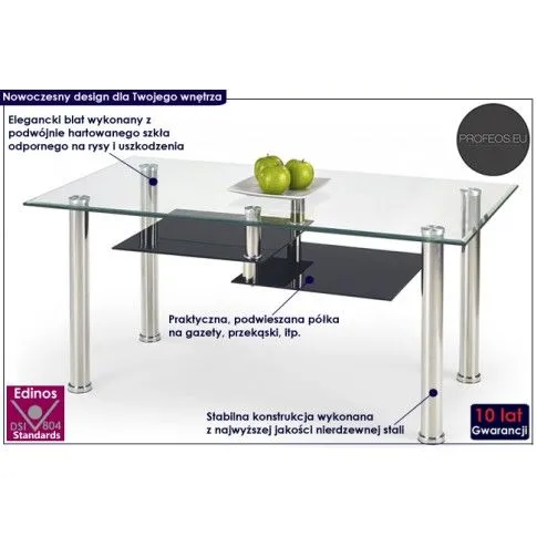 Fotografia Szklana ława Vefo z kategorii Ławy i stoliki