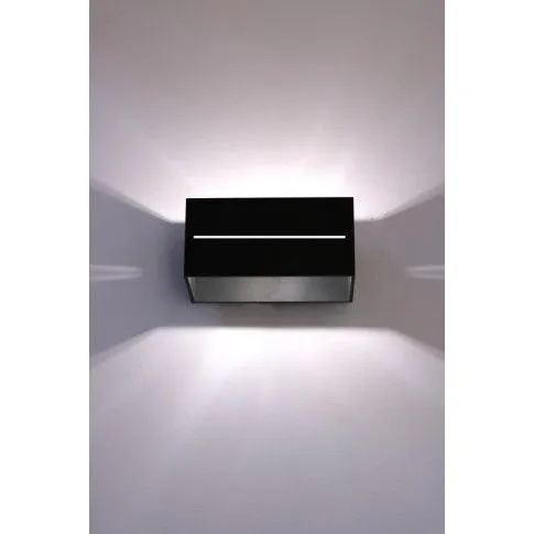 Zdjęcie czarny kinkiet ścienny nad lustro E051-Edix | Edinos.pl