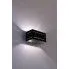 Fotografia Stylowy kinkiet E053-Quade - czarny z kategorii Kinkiety metalowe