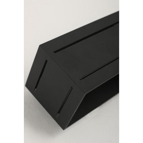Szczegółowe zdjęcie nr 4 produktu Stylowy kinkiet E053-Quade - czarny